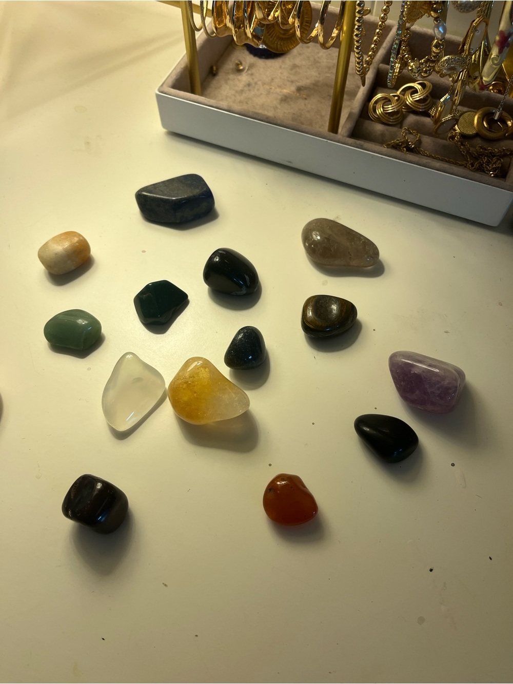 Polished Tumbled Gemstone Collection - Assorted Colors